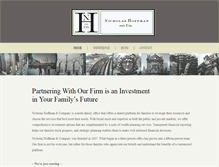 Tablet Screenshot of nhoffmanandco.com